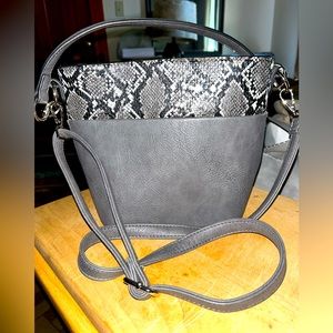 K.carroll accessories Bucket purse snakeskin RFID